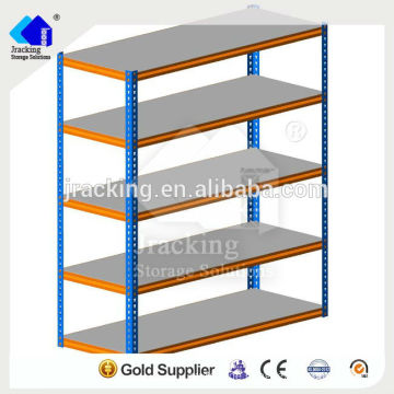 Hot light duty gondola metal supermarket rivet shelving